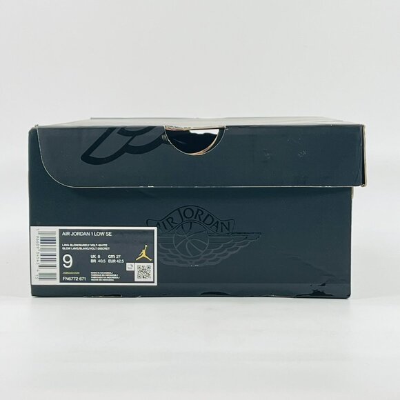 Air Jordan 1 Low SE \'Lava Glow\' FN6772-671 size 9 main image 6
